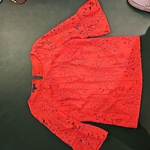 Talbots Coral Blouse